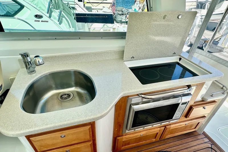 Steel'n Time Yacht Photos Pics Galley