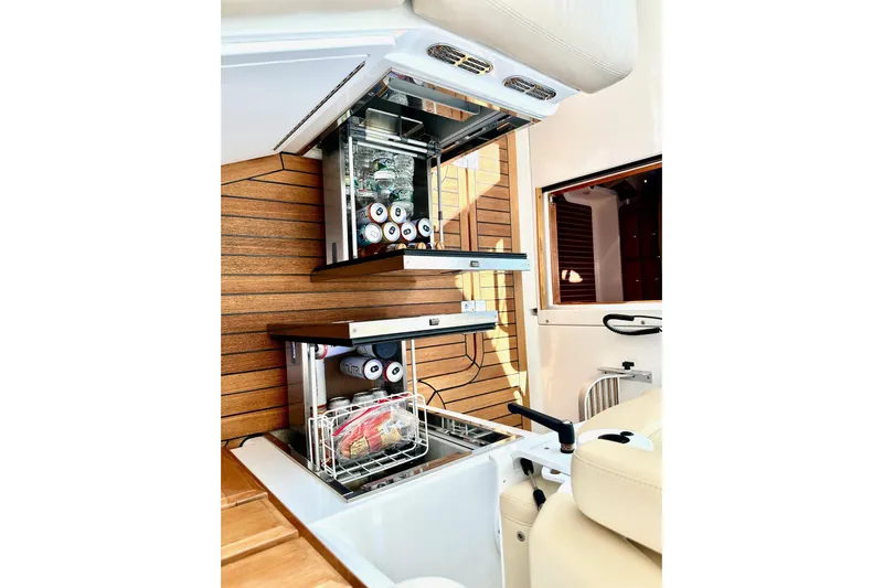 Steel'n Time Yacht Photos Pics Helm Deck Refrigerators/Freezers