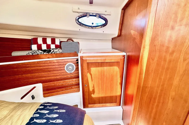 Steel'n Time Yacht Photos Pics Additional Storage Lockers on Port and Starboard