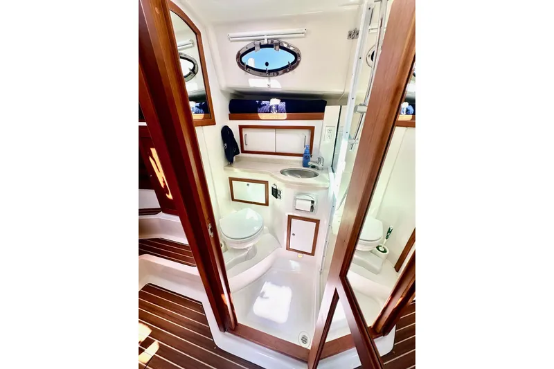 Steel'n Time Yacht Photos Pics Head Vanity and Stall Shower