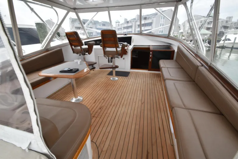 Close Call Yacht Photos Pics Bridge Deck Looking Forward