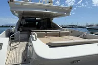 Luxury 2006 Azimut 86S yacht with spacious deck and elegant seating.