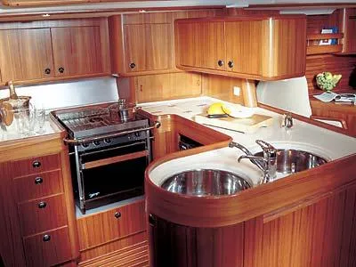  Yacht Photos Pics Manufacturer Provided Image: Galley