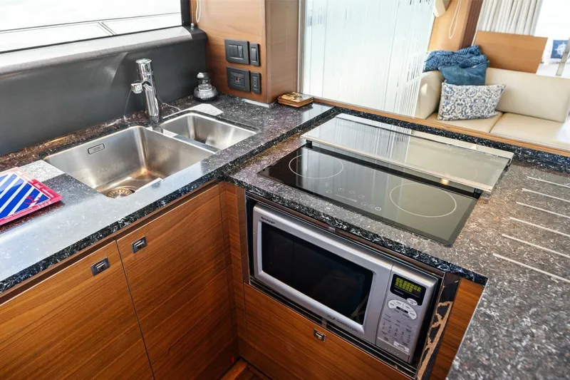 Escape Yacht Photos Pics 2015 Princess F60 - Galley