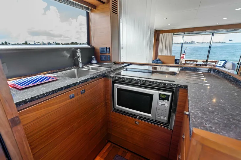 Escape Yacht Photos Pics 2015 Princess F60 - Galley
