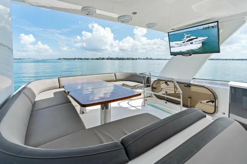 Escape Yacht Photos Pics 2015 Princess F60 - Flybridge