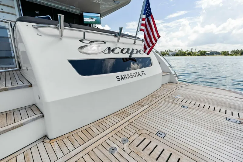 Escape Yacht Photos Pics 2015 Princess F60 - Cockpit Deck