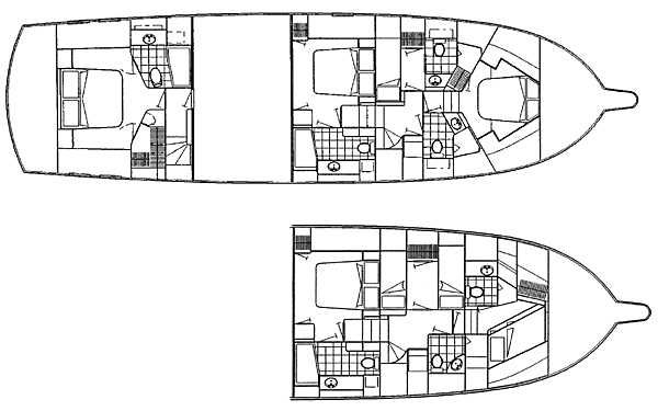 1998 Hatteras 65 Sport Deck Motor Yacht