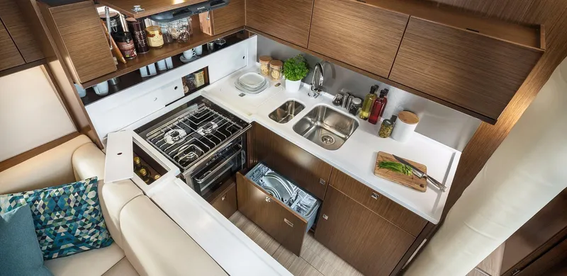 Bella Donna Yacht Photos Pics Manufacturer Provided Image: Manufacturer Provided Image: Manufacturer Provided Image: Bavaria C57 Galley