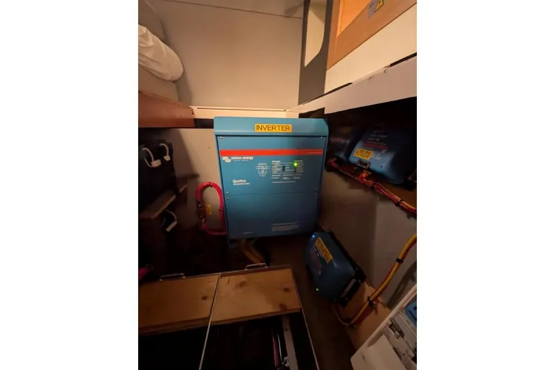 Sea Hugger Yacht Photos Pics Electrical system with inverter on 2016 Nautitech 40 Open catamaran.