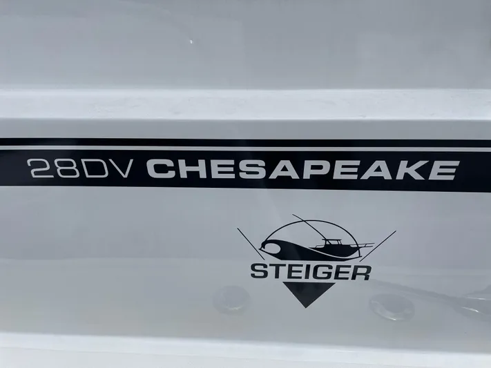  Yacht Photos Pics 2021 Steiger Craft 28 DV Chesapeake boat model logo and branding.