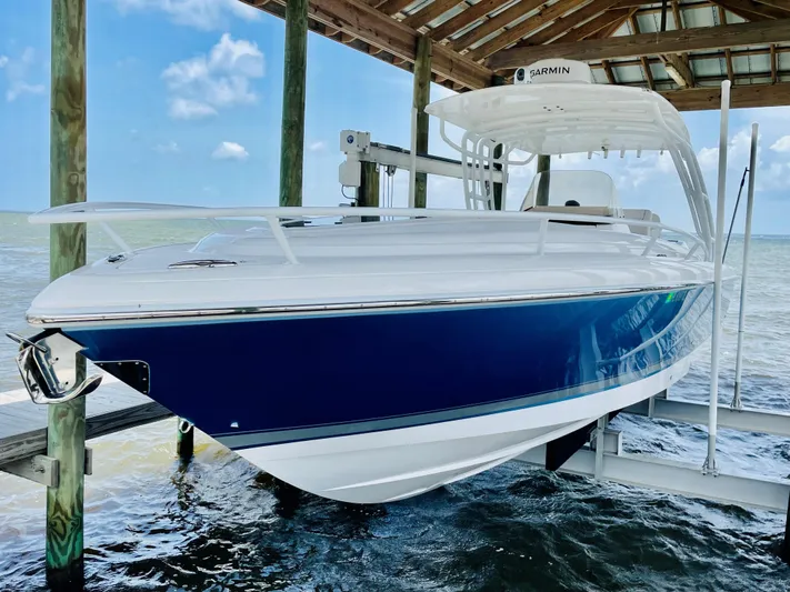  Yacht Photos Pics 2023 Intrepid 327-I Valor- Lift Kept