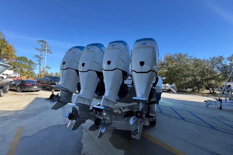  Yacht Photos Pics 2016 Nor-Tech 390 Sport Center Console with four powerful outboard engines.