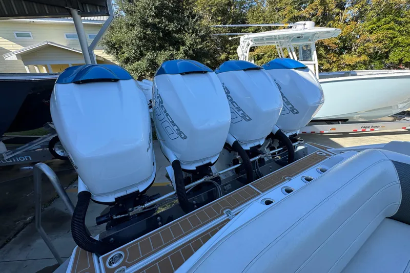  Yacht Photos Pics 2016 Nor-Tech 390 Sport Center Console with four powerful outboard engines.