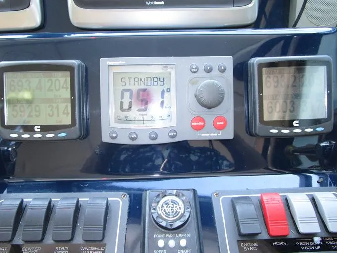 50/50 Yacht Photos Pics Autopilot and Cummins Engine Data