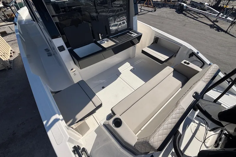  Yacht Photos Pics 2026 Navan C30 boat interior with modern seating and sleek design.