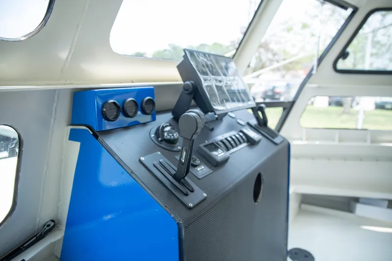 Penelope Yacht Photos Pics Control panel of 2023 Smoky Mountain asymmetrical foil-assisted catamaran.