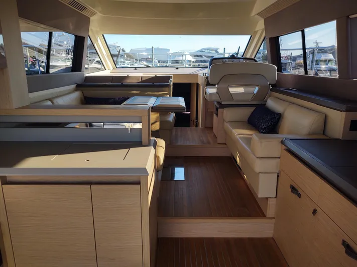 Blue Yacht Photos Pics Blue interior