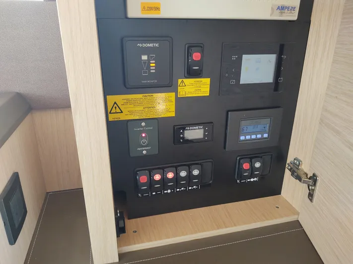 Blue Yacht Photos Pics Blue electrical panel 2