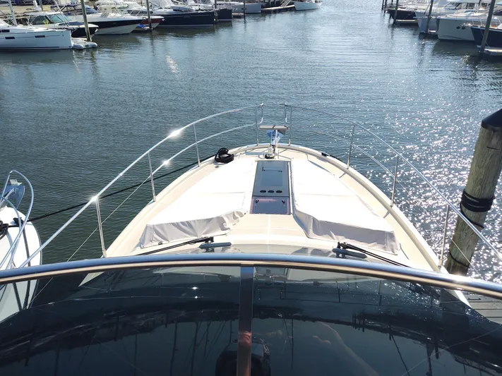 Blue Yacht Photos Pics Blue view from flybridge