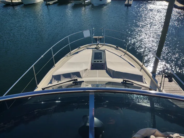 Blue Yacht Photos Pics Blue view from flybridge