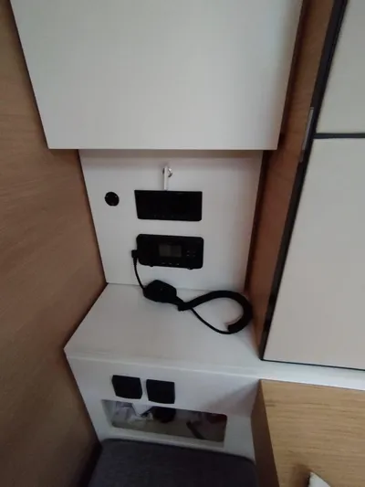 Loic Yacht Photos Pics Italia Yachts Italia 14.98 2023 interior control panel with modern design elements.