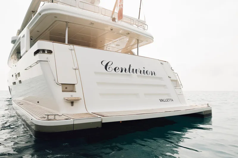 Centurion Yacht Photos Pics Ferretti Custom Line Navetta 33  CENTURION  For Sale