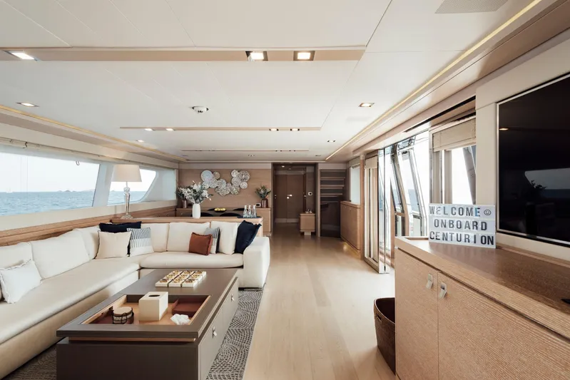 Centurion Yacht Photos Pics Ferretti Custom Line Navetta 33  CENTURION  For Sale