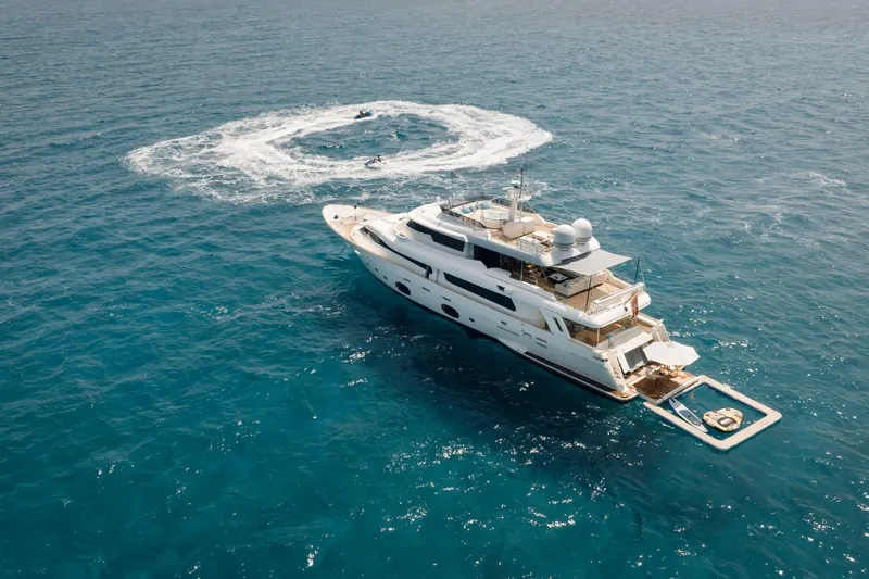 Centurion Yacht Photos Pics Ferretti Custom Line Navetta 33  CENTURION  For Sale