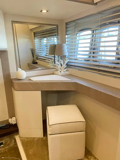  Yacht Photos Pics Luxurious interior of 2008 Absolute 56 yacht with elegant decor and natural light.