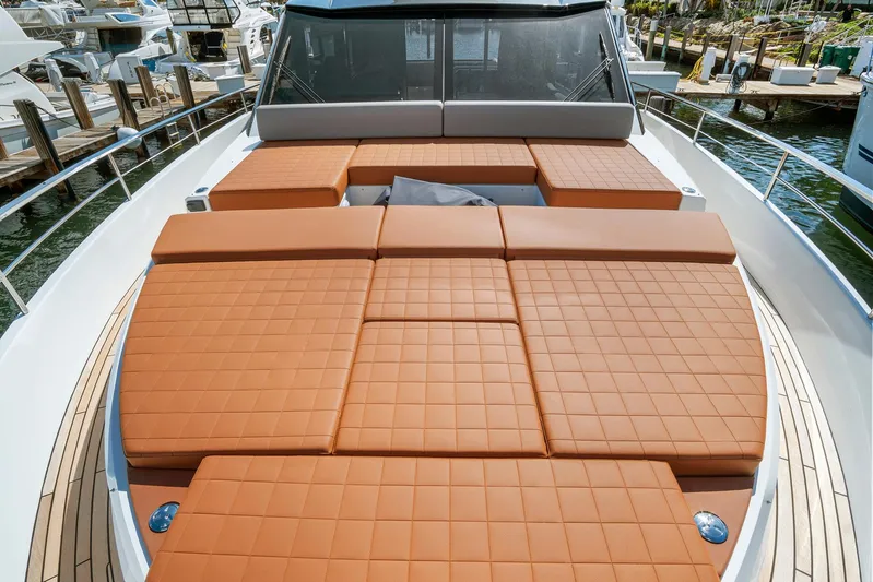 My Way Yacht Photos Pics 2023 Astondoa AS5 yacht with luxurious sunbathing deck and sleek design.