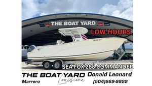 2017 Sea Fox 288 Commander boat on trailer at The Boat Yard, Marrero.