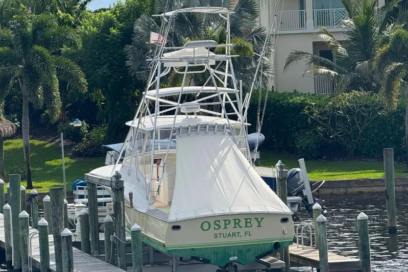 Osprey Yacht Photos Pics Cockpit fly cover and tower control box cover.