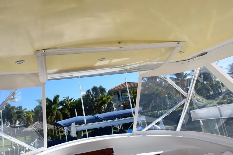 Osprey Yacht Photos Pics Poly enclosure panel can pin open to the hardtop