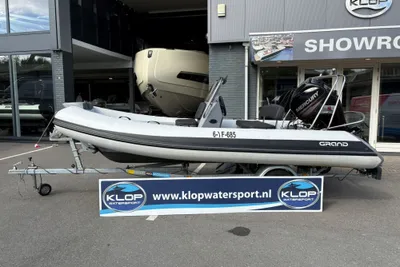 2021 Grand Ribs Grand 470 Silver Line met Mercury 60 pk