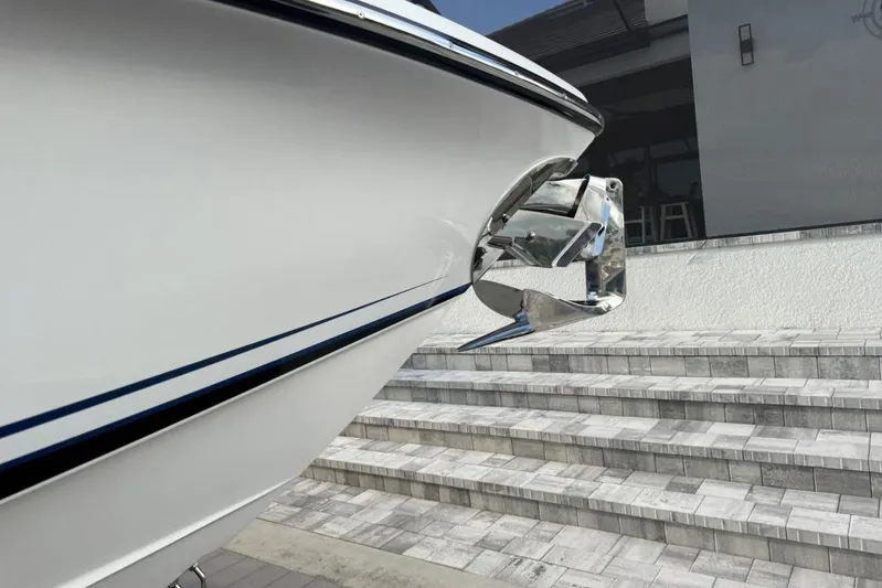  Yacht Photos Pics 2025 Nor-Tech 390 Sport Center Console boat with sleek design and modern anchor.