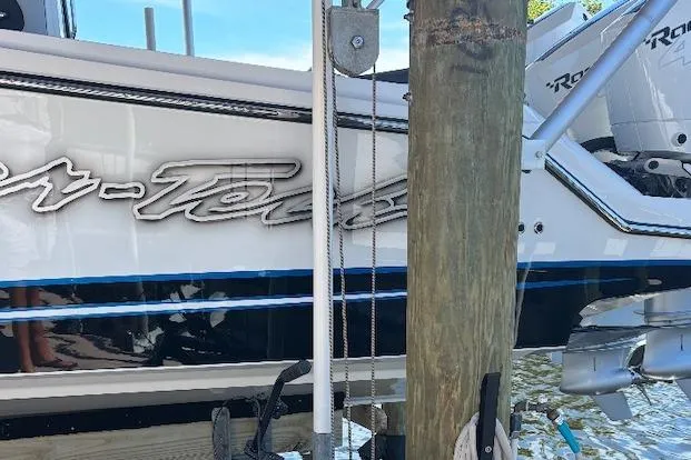  Yacht Photos Pics 2025 Nor-Tech 390 Sport Center Console boat docked with visible branding and engines.