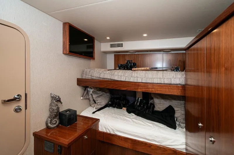 Gunnslinger Yacht Photos Pics 2020 Viking 72 Convertible- GUNNSLINGER-Crew Qrtrs