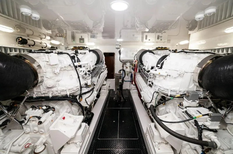 Gunnslinger Yacht Photos Pics 2020 Viking 72 Convertible- GUNNSLINGER-Engine Room