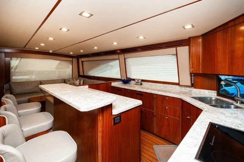 Gunnslinger Yacht Photos Pics 2020 Viking 72 Convertible- GUNNSLINGER-Galley 2