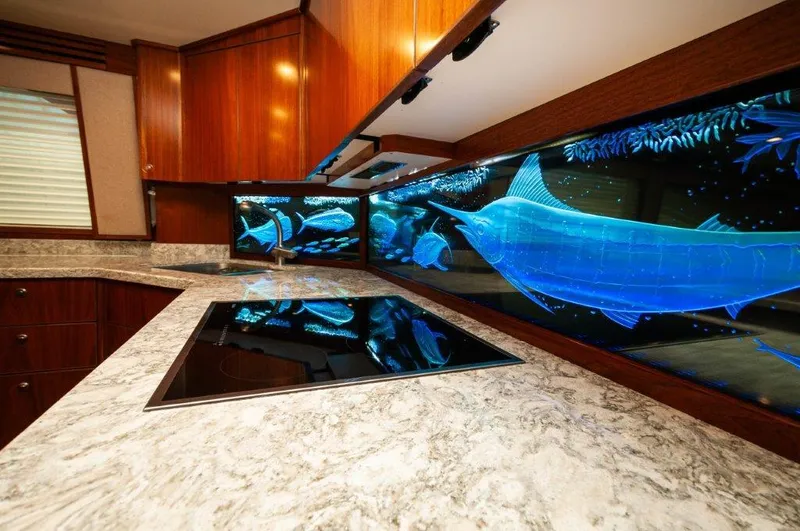 Gunnslinger Yacht Photos Pics 2020 Viking 72 Convertible- GUNNSLINGER-Galley 3