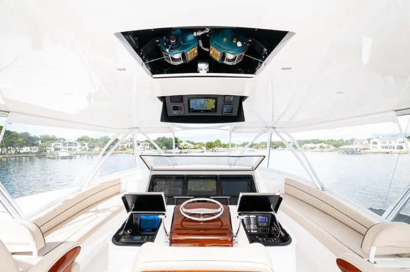 Gunnslinger Yacht Photos Pics 2020 Viking 72 Convertible- GUNNSLINGER-Helm 3