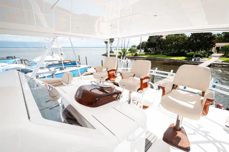 Gunnslinger Yacht Photos Pics 2020 Viking 72 Convertible- GUNNSLINGER-Helm 11