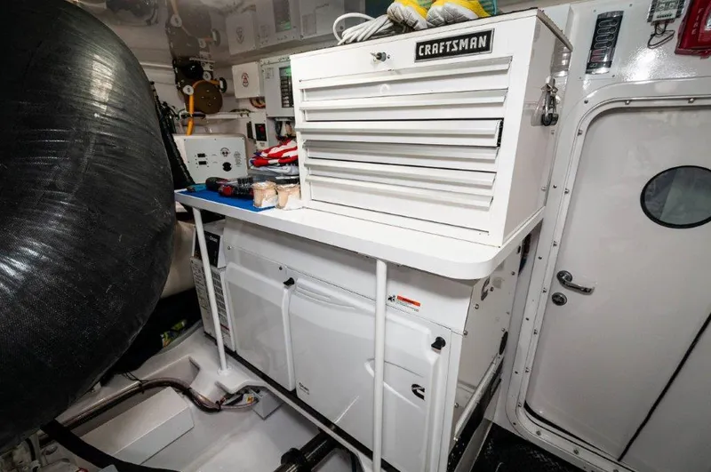 Gunnslinger Yacht Photos Pics 2020 Viking 72 Convertible- GUNNSLINGER-Stbd Generator