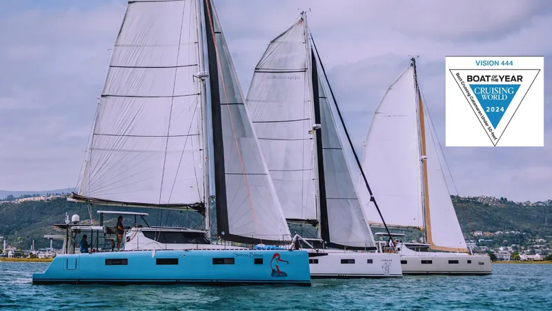 Vision 444 Yacht Photos Pics Sailboats on water with Vision 444 model, awarded Boat of the Year 2024.