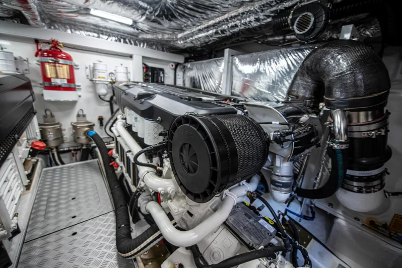 Partini Cruise Yacht Photos Pics Princess 55 2023 PARTINI CRUISE - Engine Room