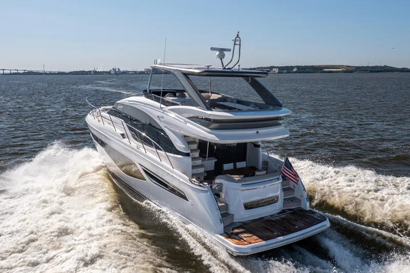 Partini Cruise Yacht Photos Pics Princess 55 2023 PARTINI CRUISE - Aft Running Shot