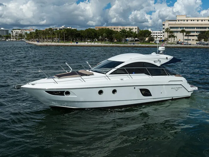  Yacht Photos Pics 2015 Beneteau 38 GT yacht cruising on a sunny day.