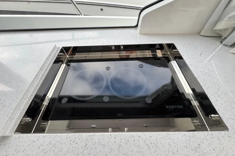  Yacht Photos Pics Modern Kenyon cooktop on Jeanneau NC 1095 yacht, 2026 model.