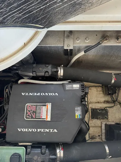  Yacht Photos Pics Volvo Penta engine in a 2004 Carver 360 Mariner boat.